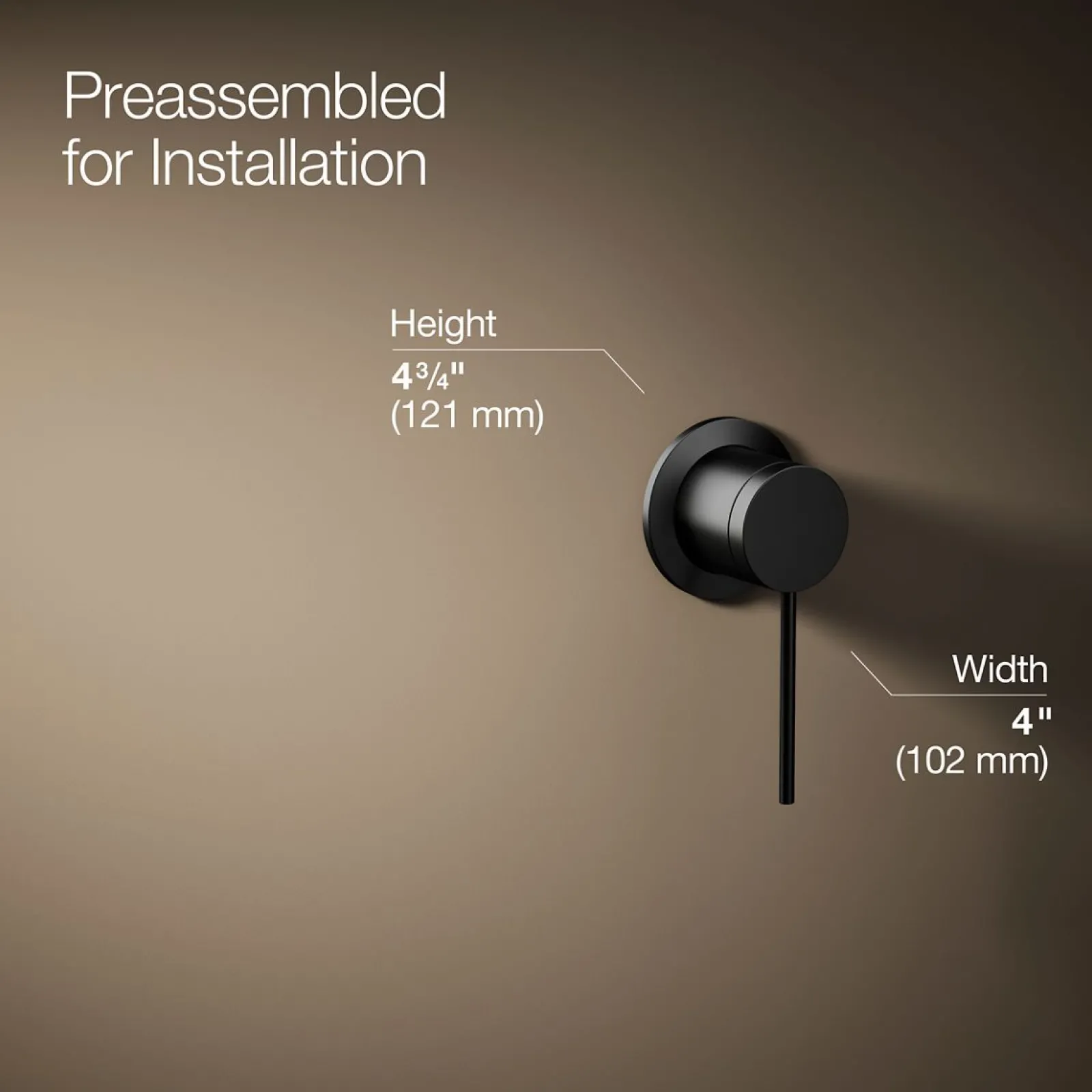 Wall-mount bathroom sink faucet handle^Kohler Hot