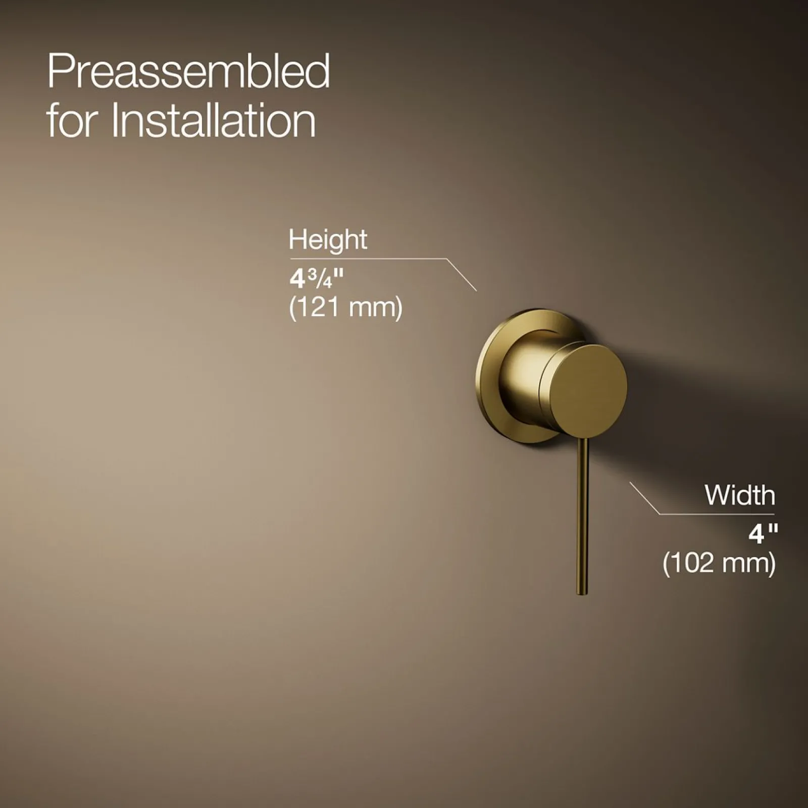 Wall-mount bathroom sink faucet handle^Kohler Hot
