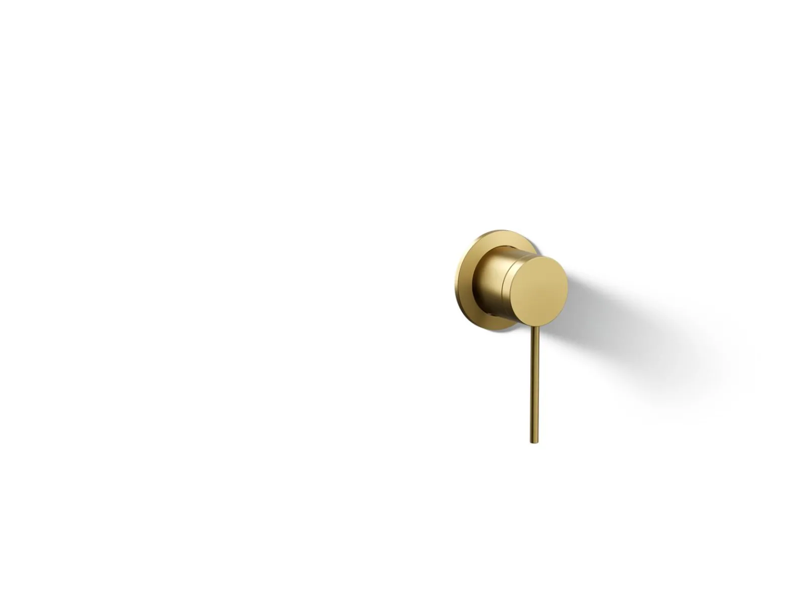 Wall-mount bathroom sink faucet handle^Kohler Hot