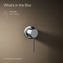 Wall-mount bathroom sink faucet handle^Kohler Hot