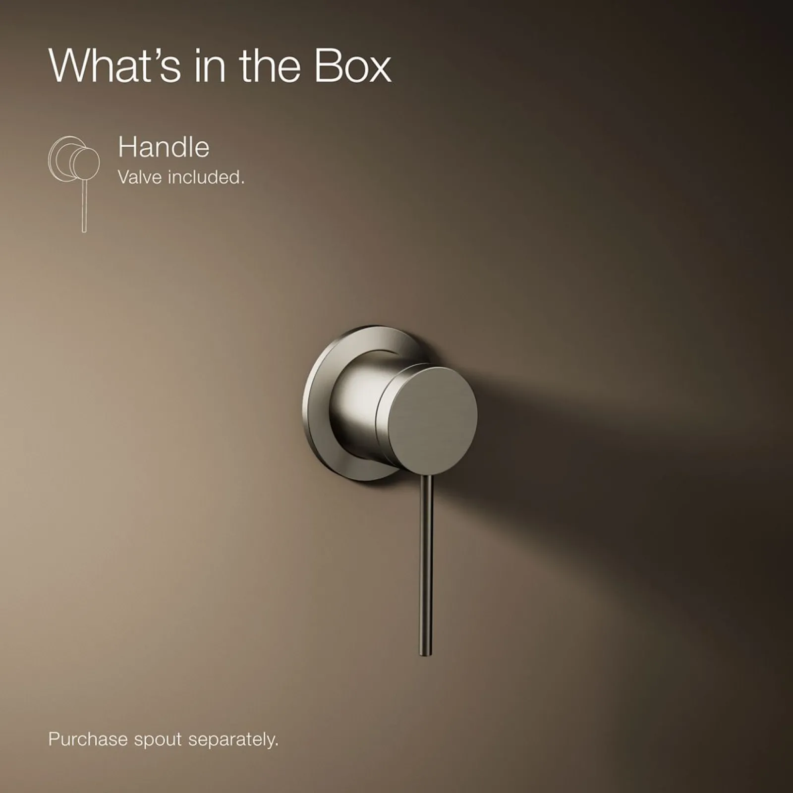 Wall-mount bathroom sink faucet handle^Kohler Hot