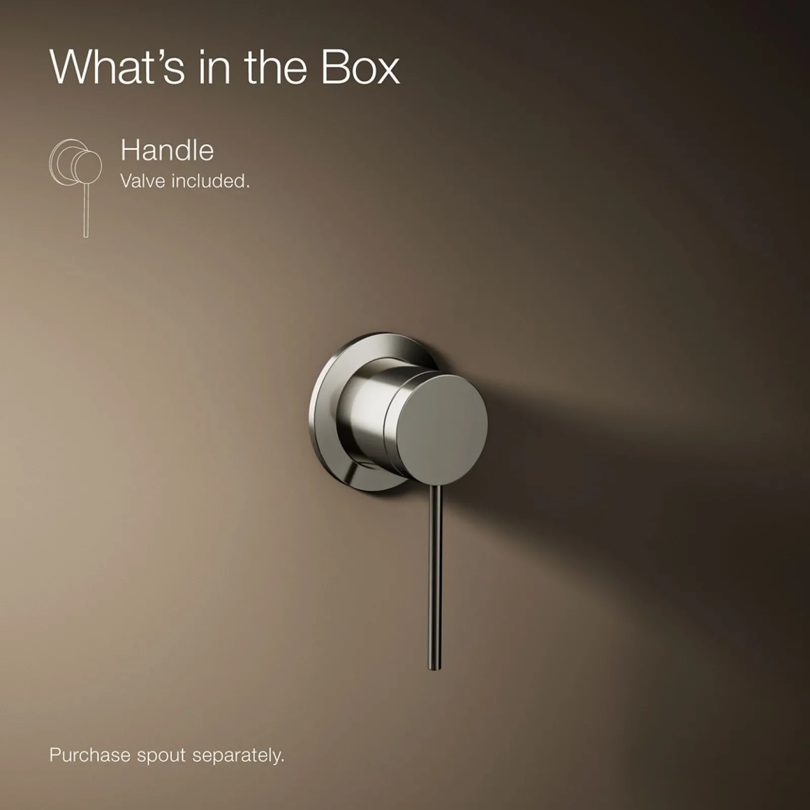 Wall-mount bathroom sink faucet handle^Kohler Hot