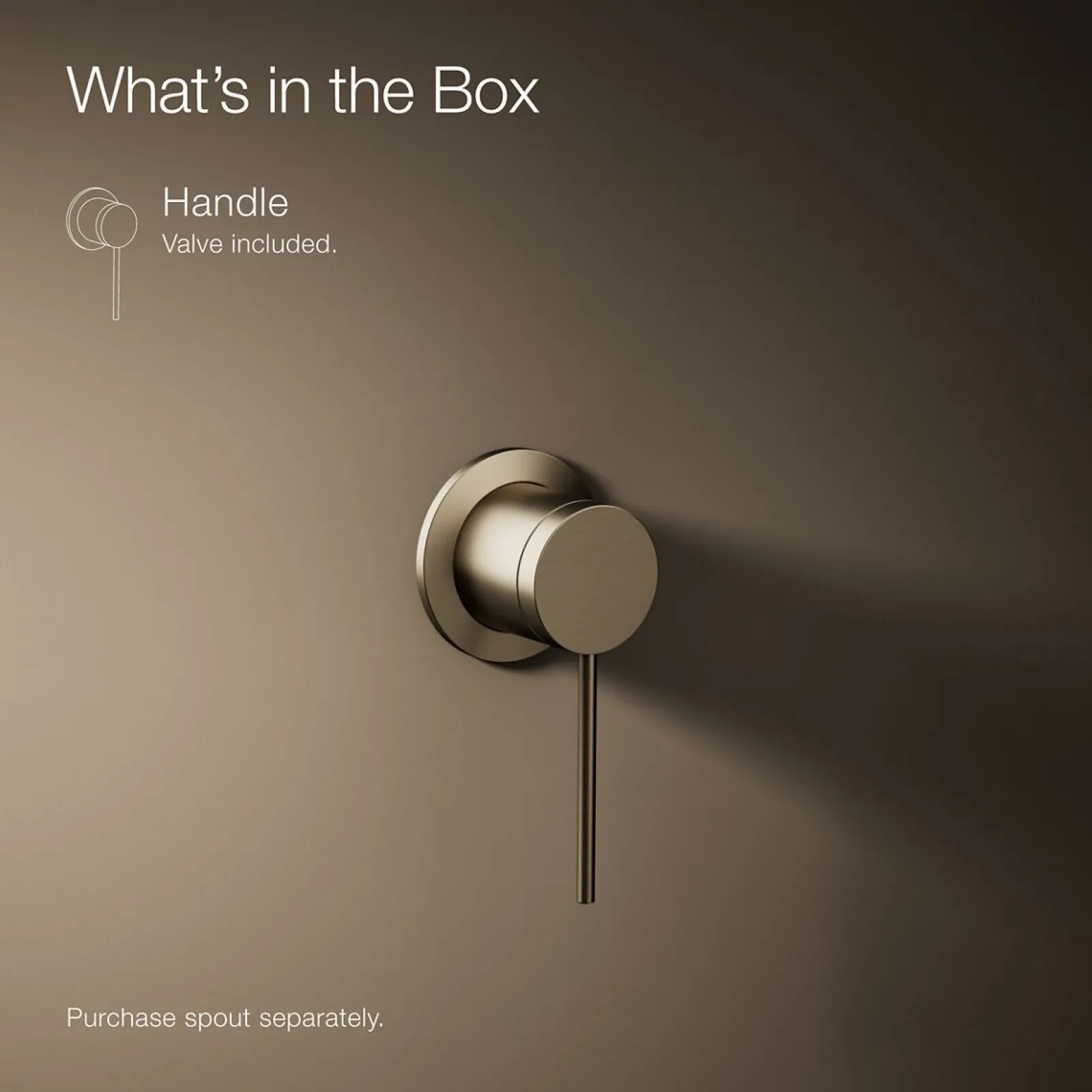Wall-mount bathroom sink faucet handle^Kohler Hot