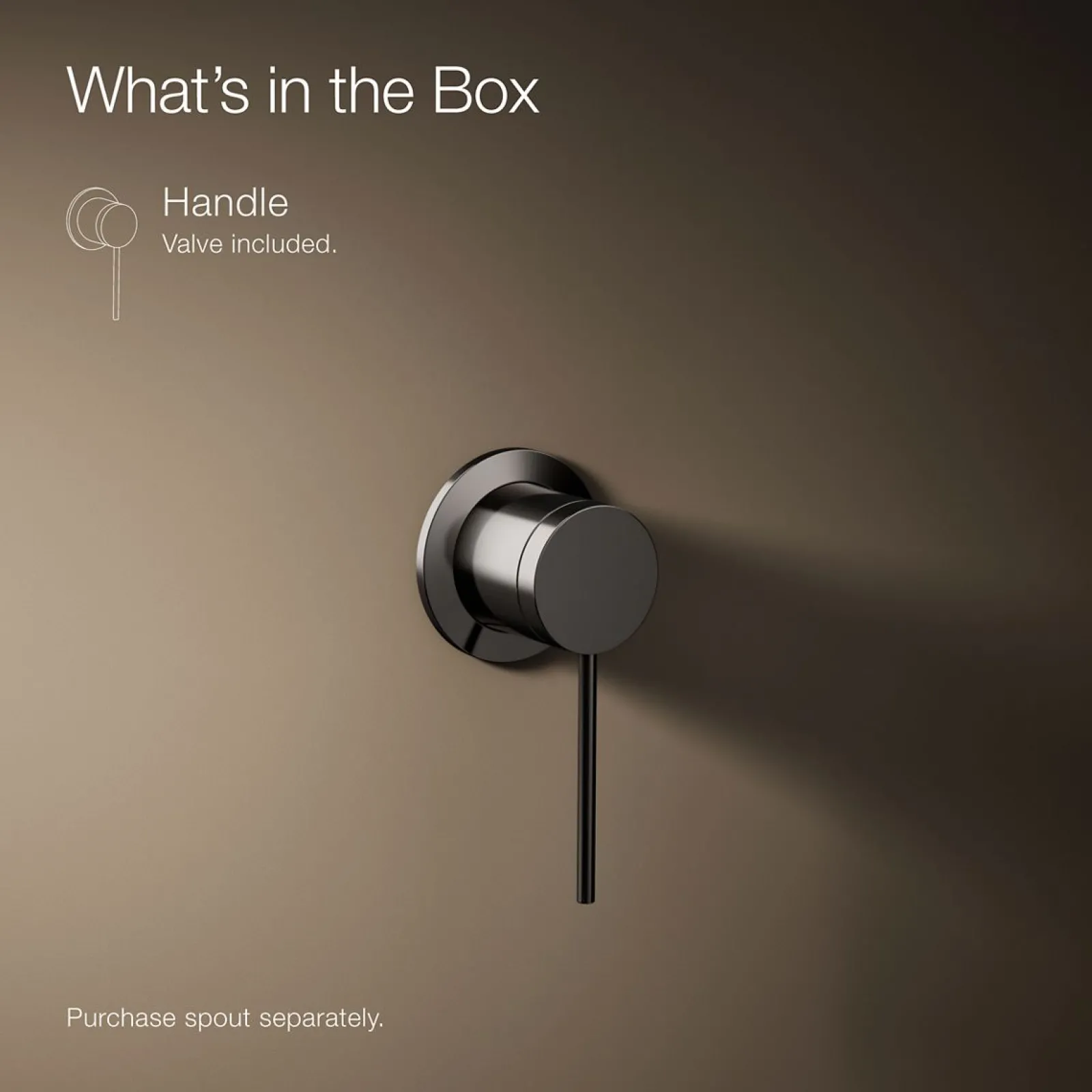 Wall-mount bathroom sink faucet handle^Kohler Hot