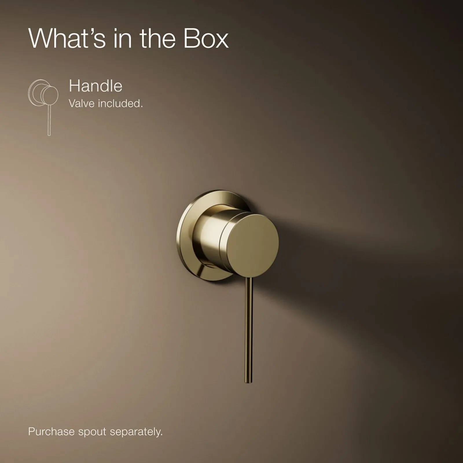 Wall-mount bathroom sink faucet handle^Kohler Hot