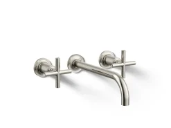 Wall-mount bathroom sink faucet trim with Cross handles, 1.2 gpm^Kohler Discount