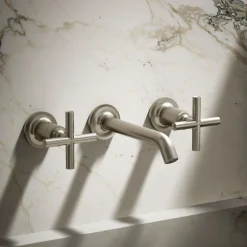 Wall-mount bathroom sink faucet trim with Cross handles, 1.2 gpm^Kohler Online