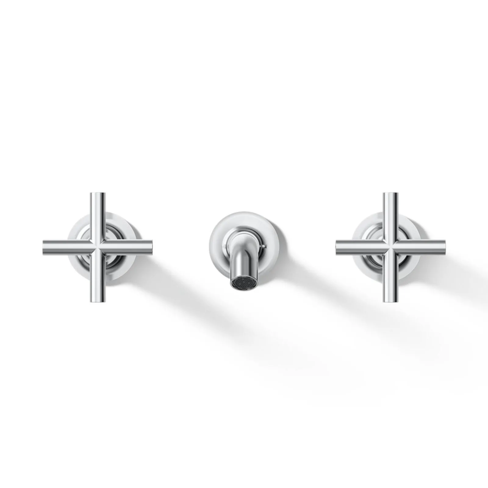Wall-mount bathroom sink faucet trim with Cross handles, 1.2 gpm^Kohler Online