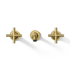 Wall-mount bathroom sink faucet trim with Cross handles, 1.2 gpm^Kohler Online