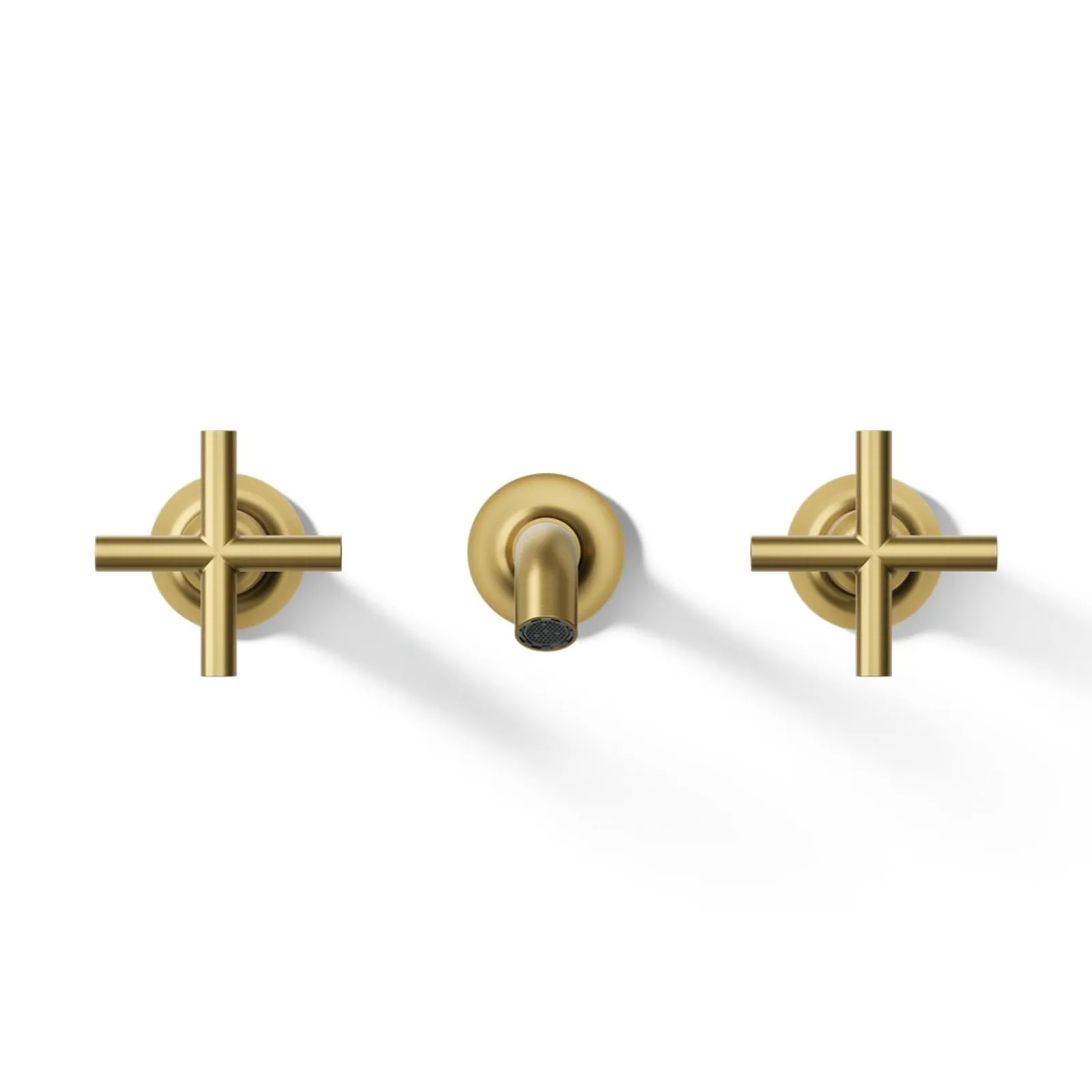 Wall-mount bathroom sink faucet trim with Cross handles, 1.2 gpm^Kohler Online