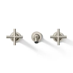 Wall-mount bathroom sink faucet trim with Cross handles, 1.2 gpm^Kohler Online