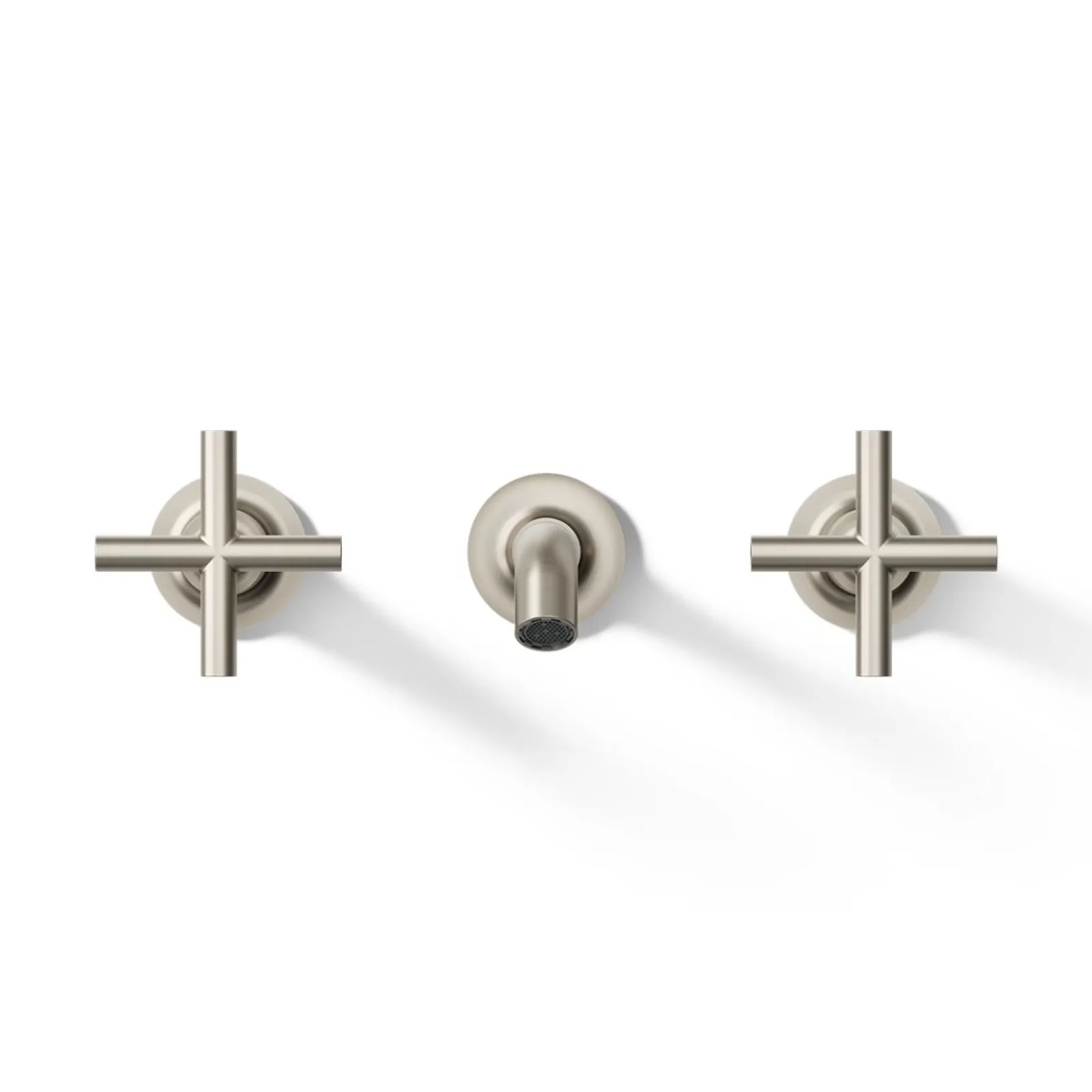 Wall-mount bathroom sink faucet trim with Cross handles, 1.2 gpm^Kohler Online