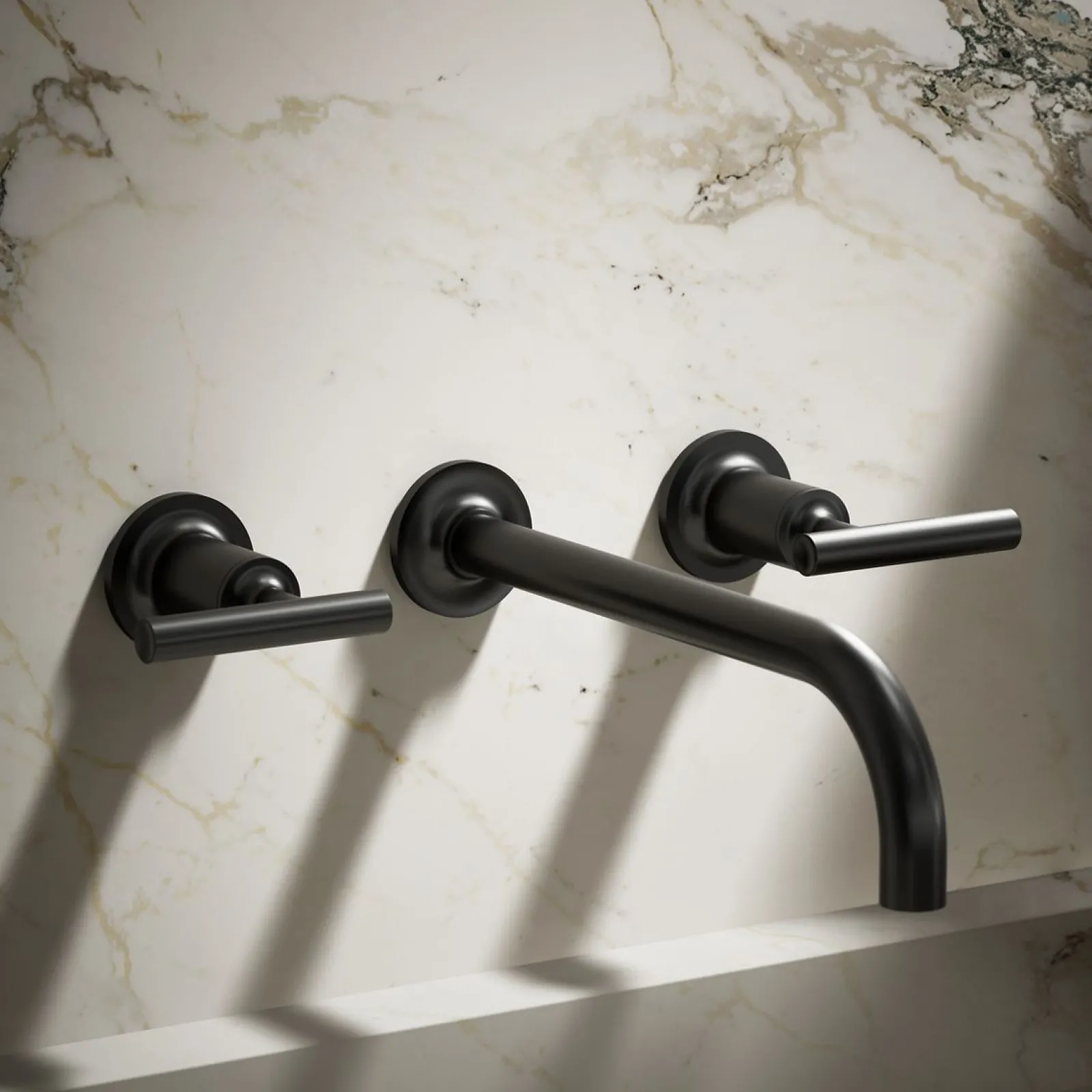 Wall-mount bathroom sink faucet trim with Lever handles, 1.2 gpm^Kohler Clearance