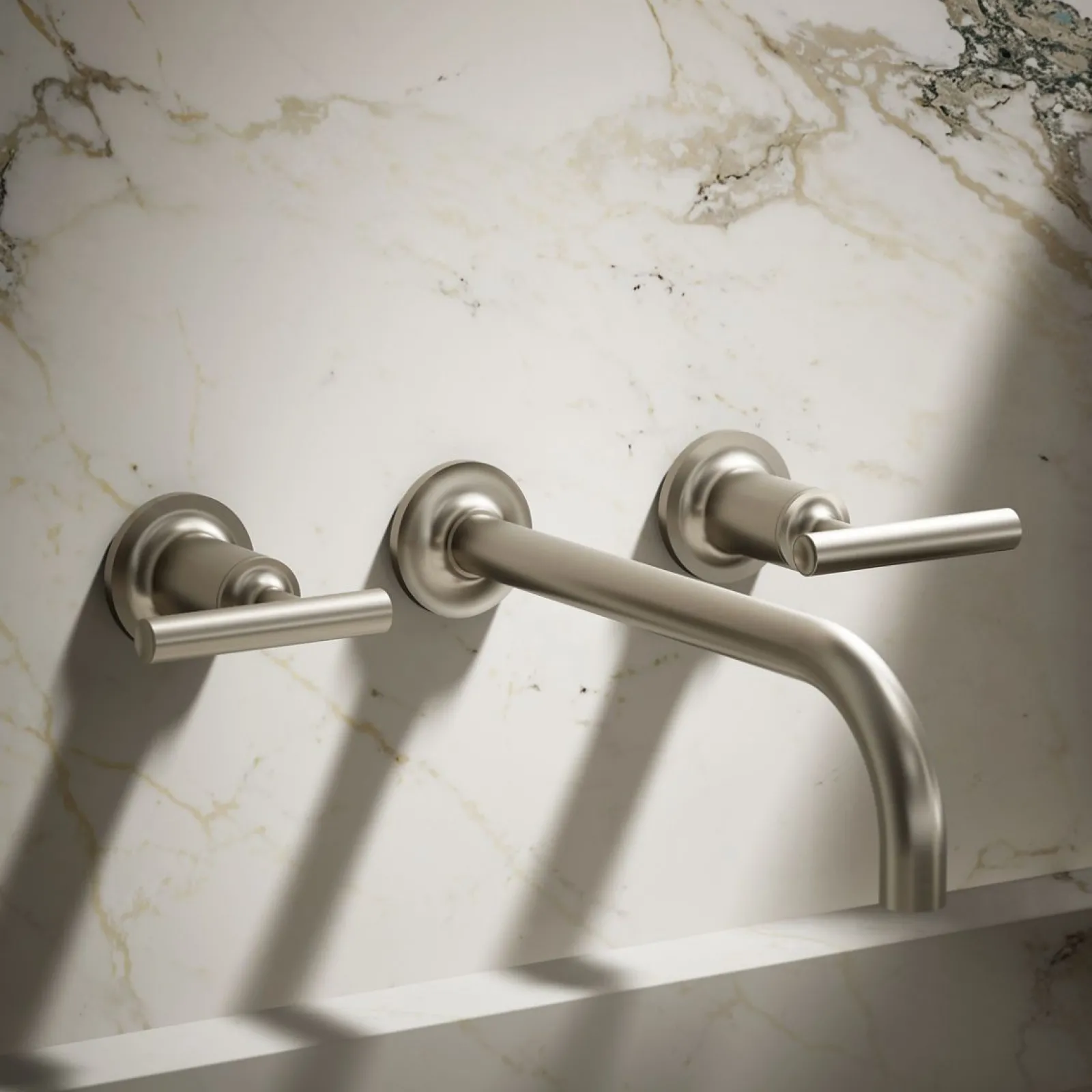 Wall-mount bathroom sink faucet trim with Lever handles, 1.2 gpm^Kohler Clearance