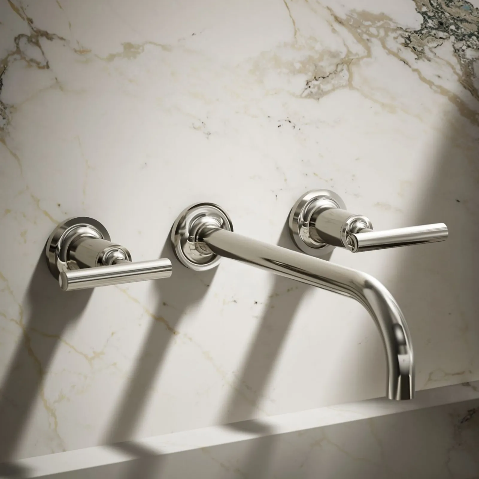 Wall-mount bathroom sink faucet trim with Lever handles, 1.2 gpm^Kohler Clearance