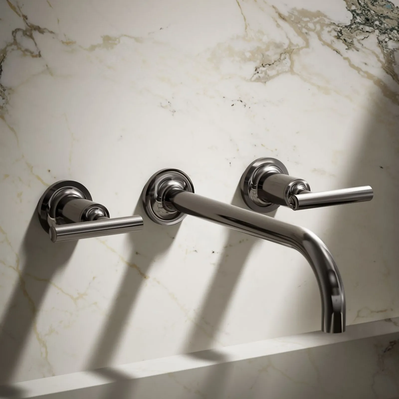 Wall-mount bathroom sink faucet trim with Lever handles, 1.2 gpm^Kohler Clearance