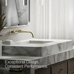 Wall-mount bathroom sink faucet trim with Lever handles, 1.2 gpm^Kohler Clearance