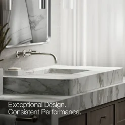 Wall-mount bathroom sink faucet trim with Lever handles, 1.2 gpm^Kohler Clearance