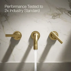 Wall-mount bathroom sink faucet trim with Lever handles, 1.2 gpm^Kohler Clearance