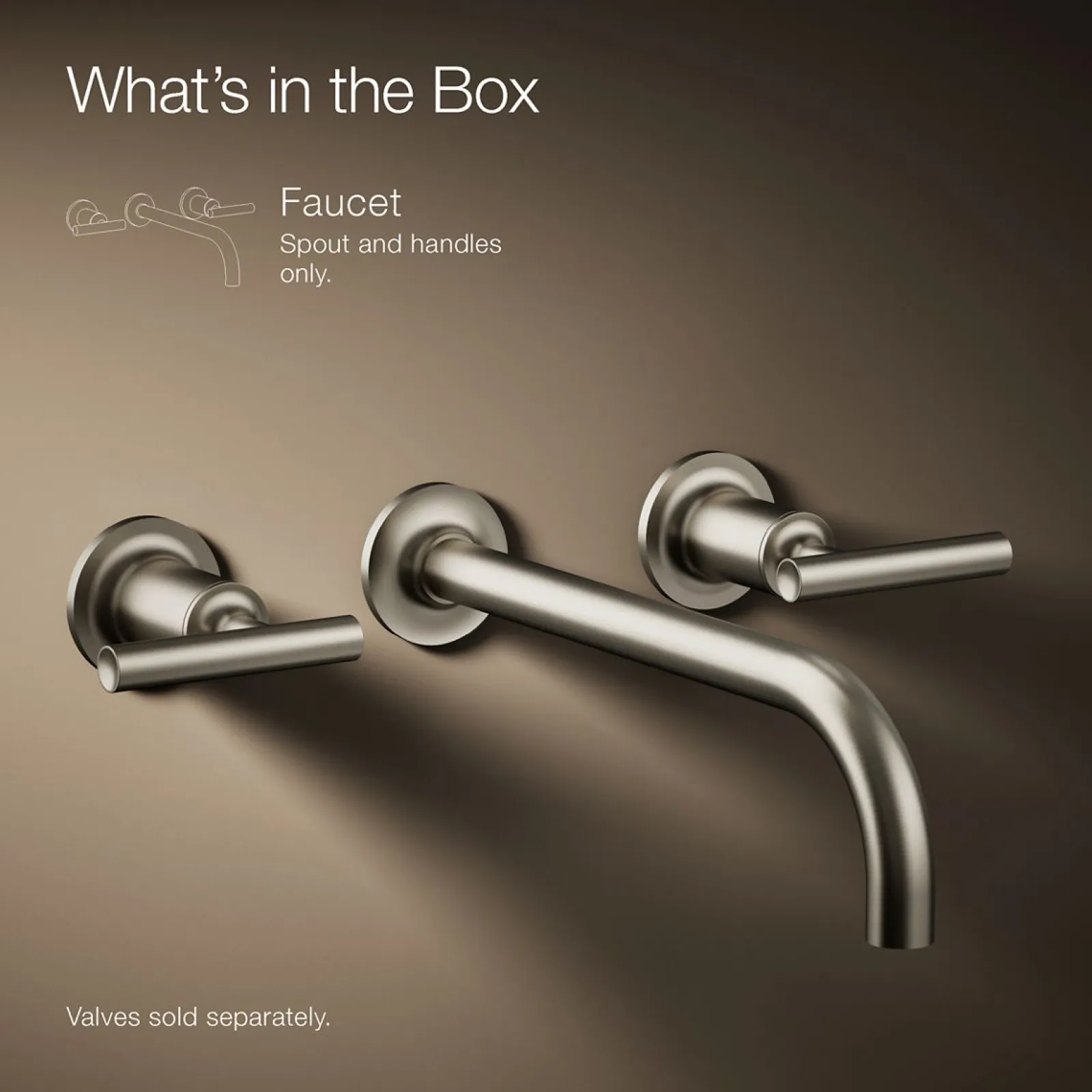 Wall-mount bathroom sink faucet trim with Lever handles, 1.2 gpm^Kohler Clearance