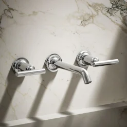 Wall-mount bathroom sink faucet trim with Lever handles, 1.2 gpm^Kohler Outlet