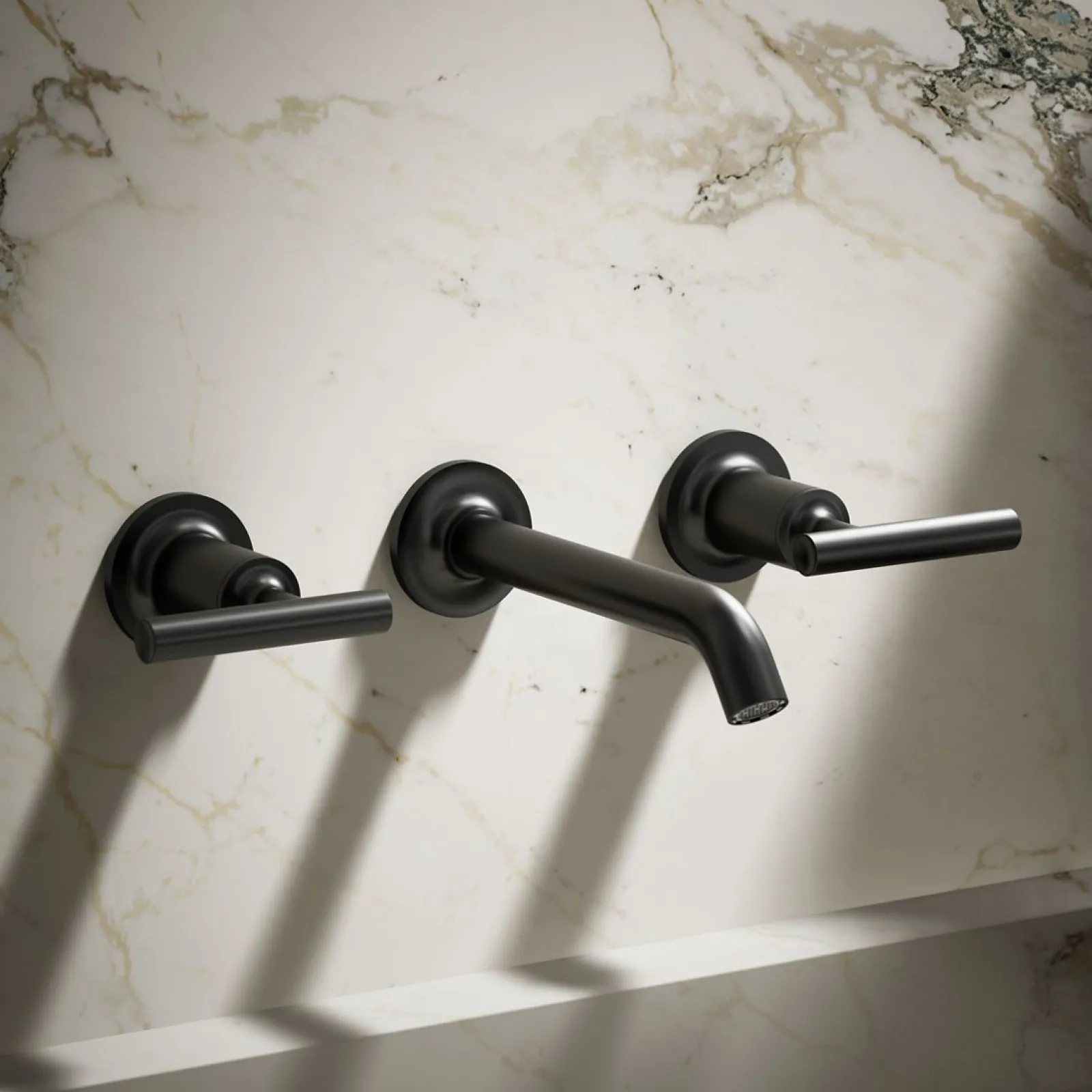 Wall-mount bathroom sink faucet trim with Lever handles, 1.2 gpm^Kohler Outlet