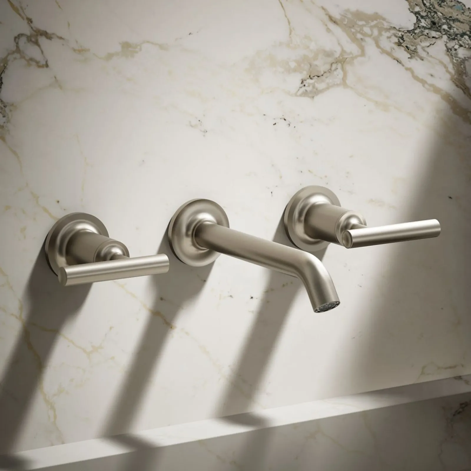 Wall-mount bathroom sink faucet trim with Lever handles, 1.2 gpm^Kohler Outlet