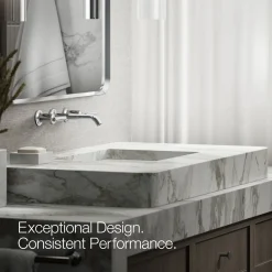 Wall-mount bathroom sink faucet trim with Lever handles, 1.2 gpm^Kohler Outlet