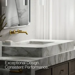 Wall-mount bathroom sink faucet trim with Lever handles, 1.2 gpm^Kohler Outlet