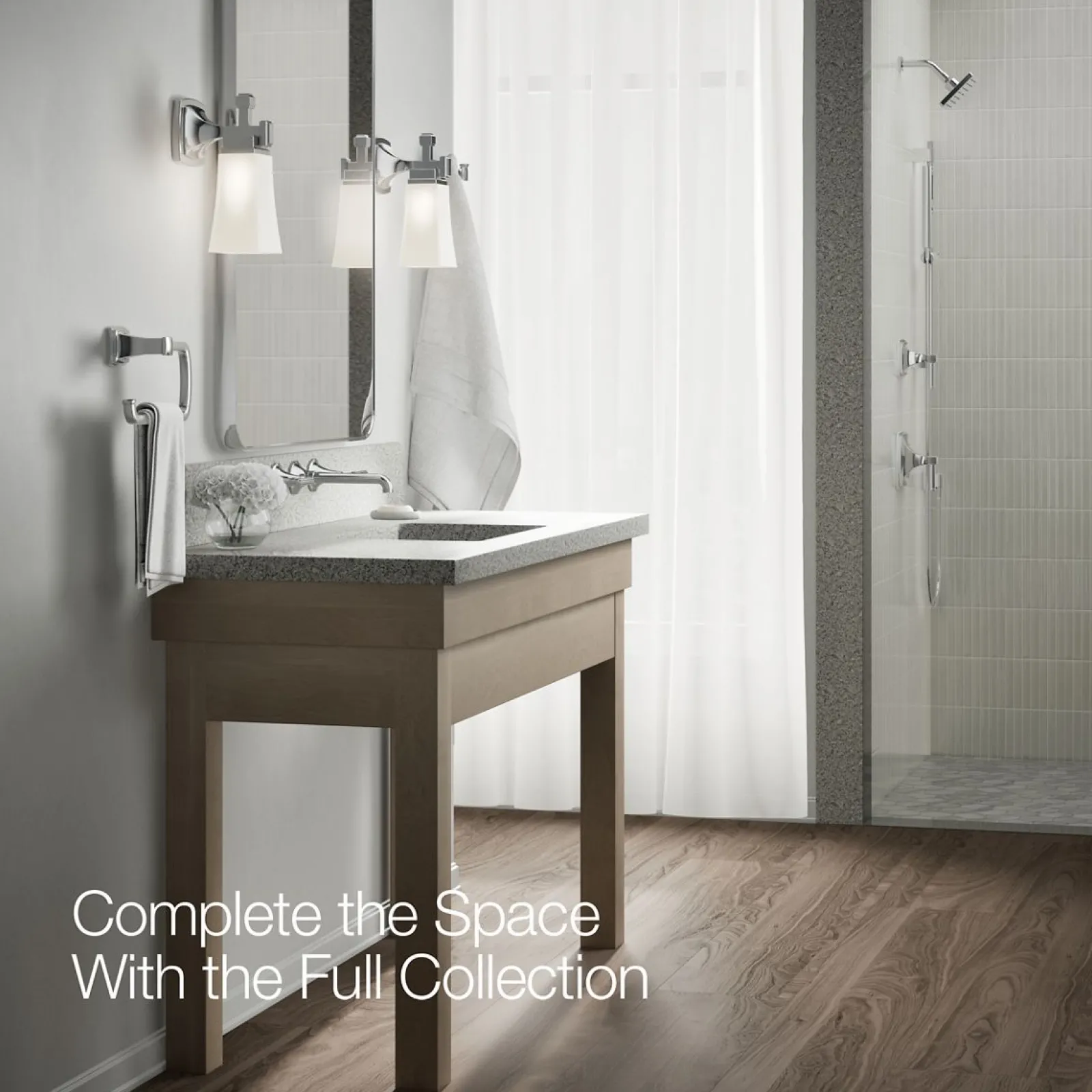 Wall-mount bathroom sink faucet trim, 1.2 gpm^Kohler Best