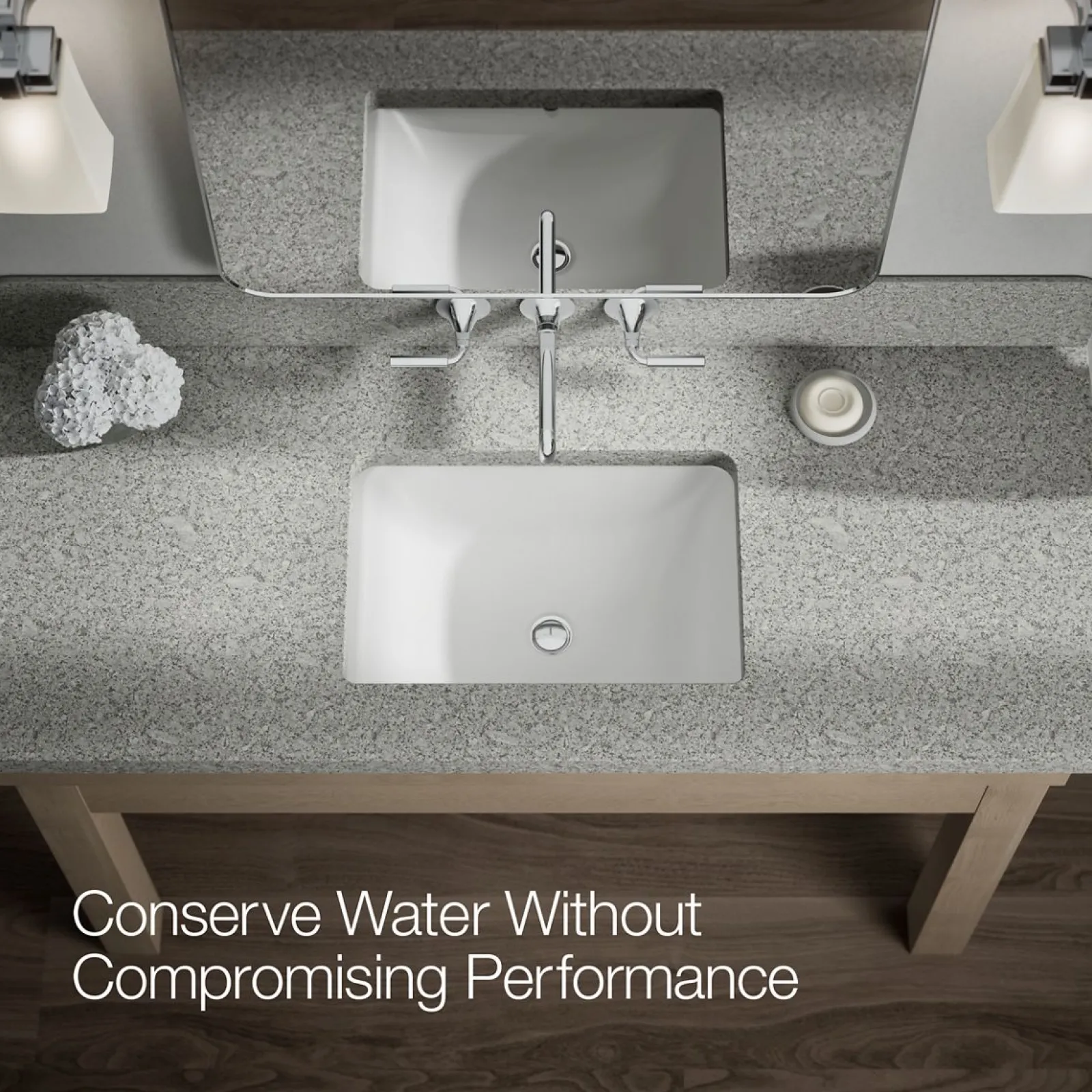 Wall-mount bathroom sink faucet trim, 1.2 gpm^Kohler Best