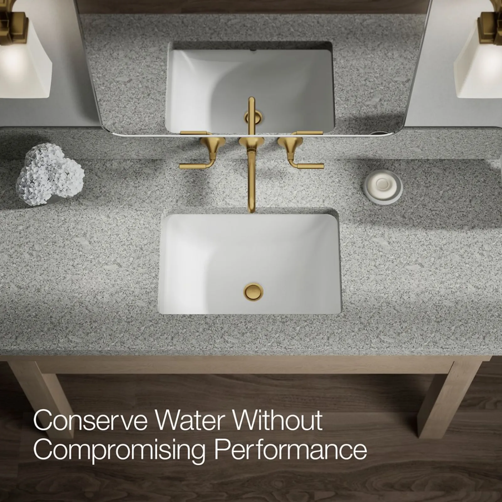 Wall-mount bathroom sink faucet trim, 1.2 gpm^Kohler Best