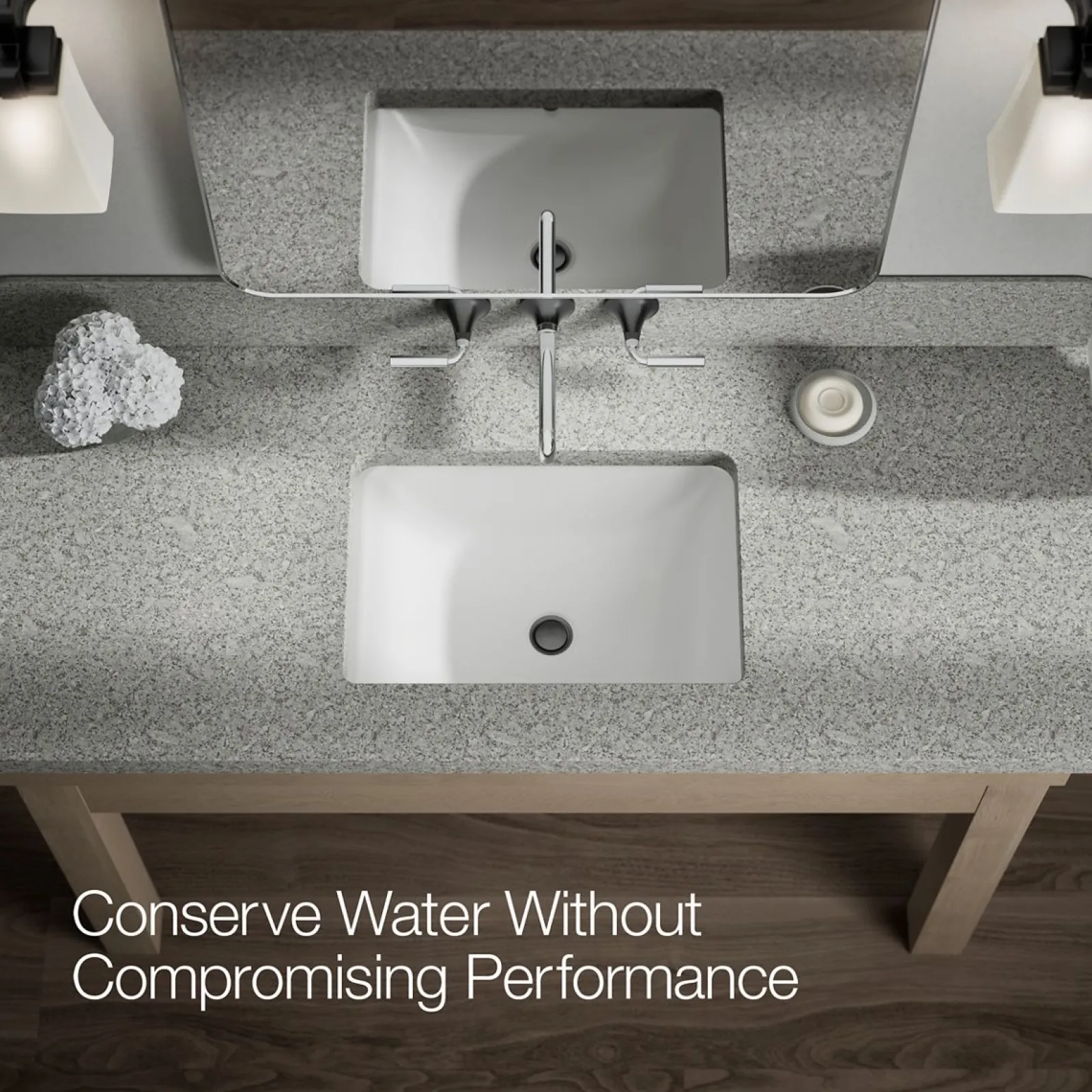 Wall-mount bathroom sink faucet trim, 1.2 gpm^Kohler Best