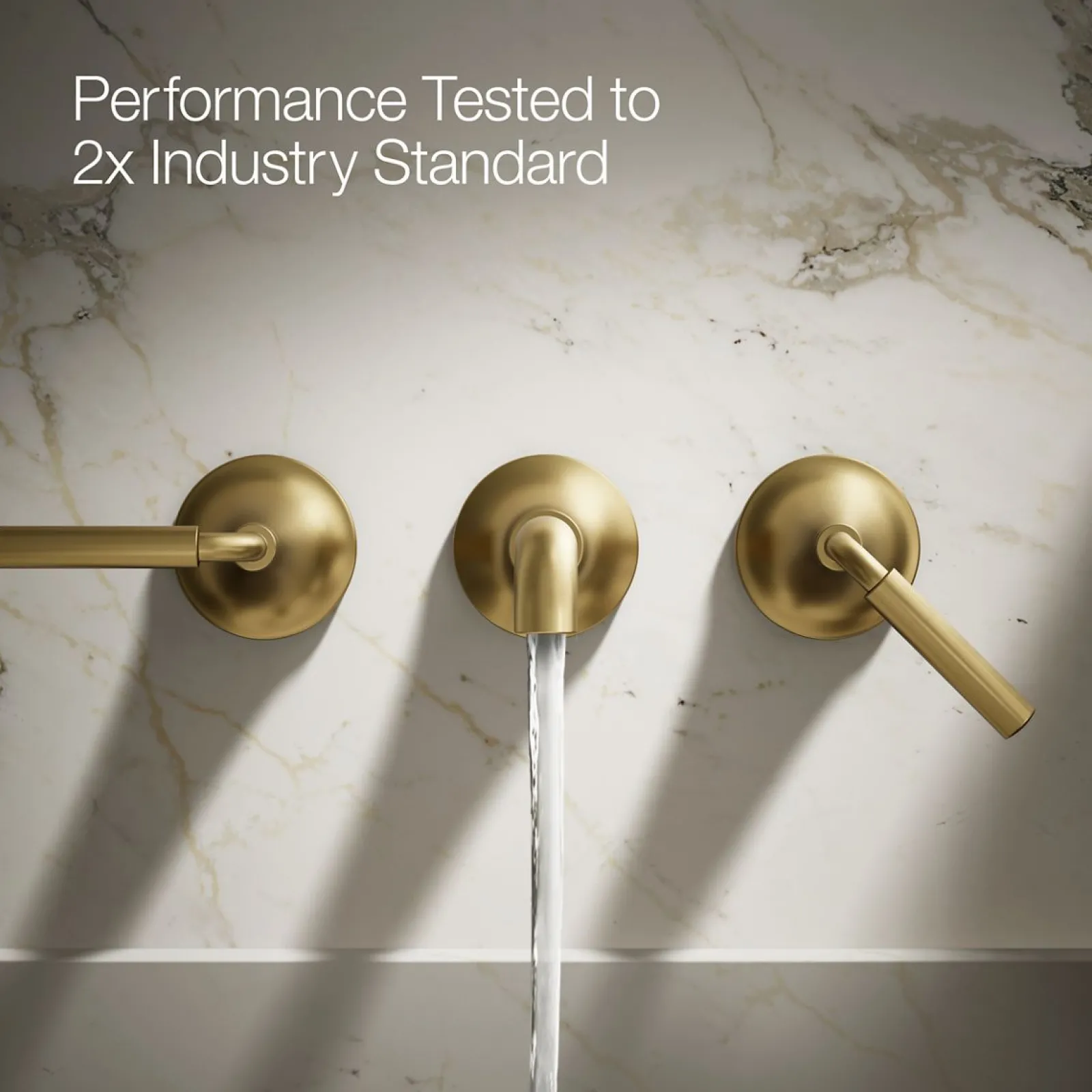 Wall-mount bathroom sink faucet trim, 1.2 gpm^Kohler Best