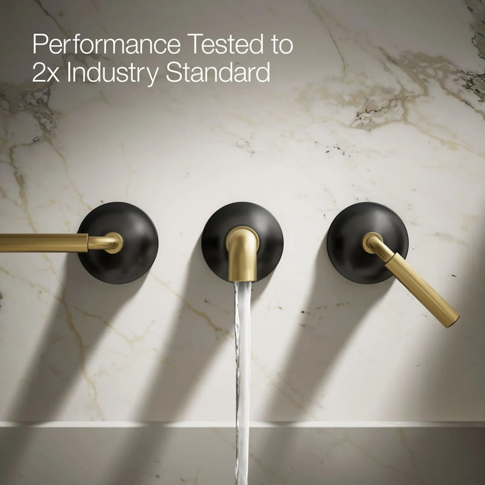 Wall-mount bathroom sink faucet trim, 1.2 gpm^Kohler Best