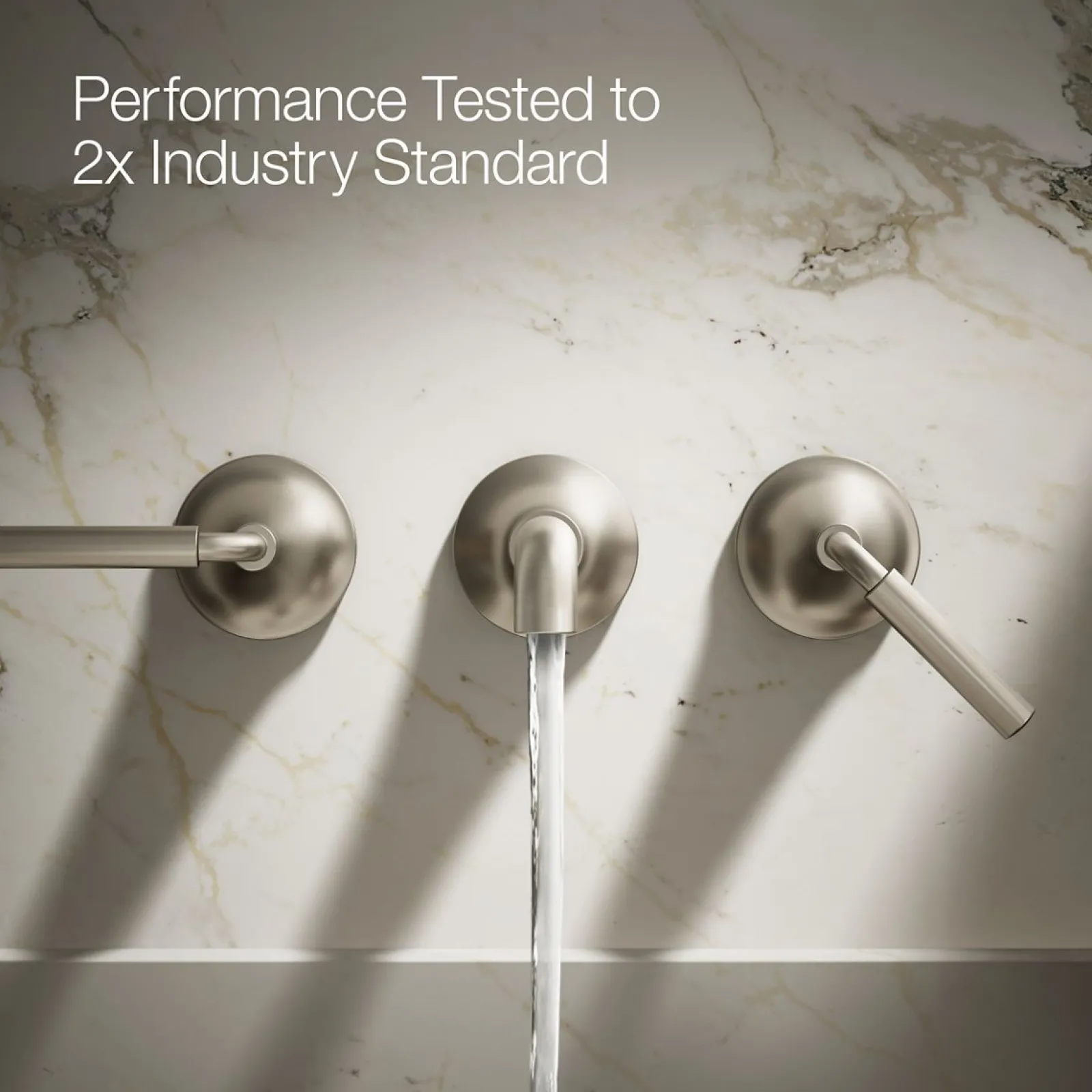 Wall-mount bathroom sink faucet trim, 1.2 gpm^Kohler Best
