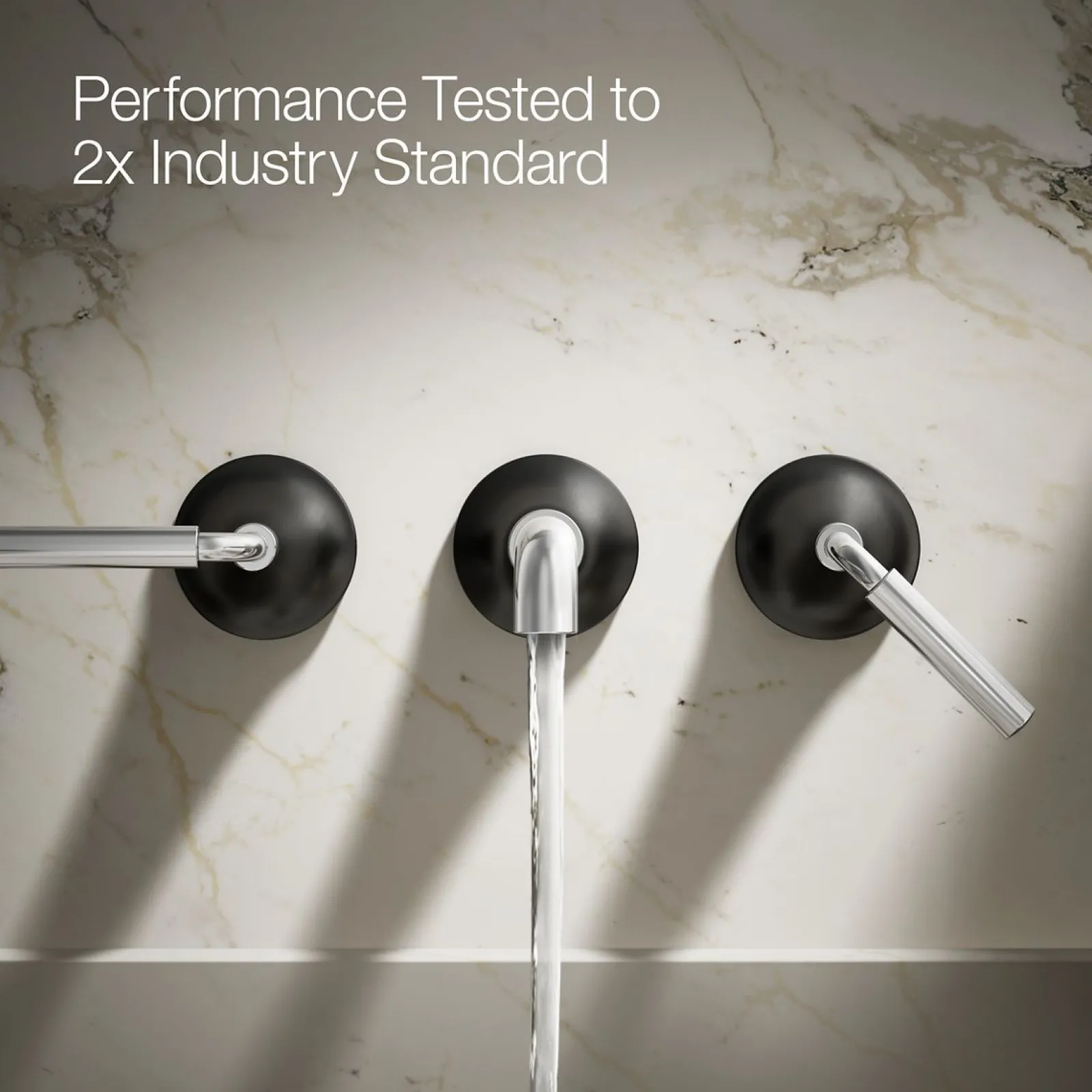 Wall-mount bathroom sink faucet trim, 1.2 gpm^Kohler Best