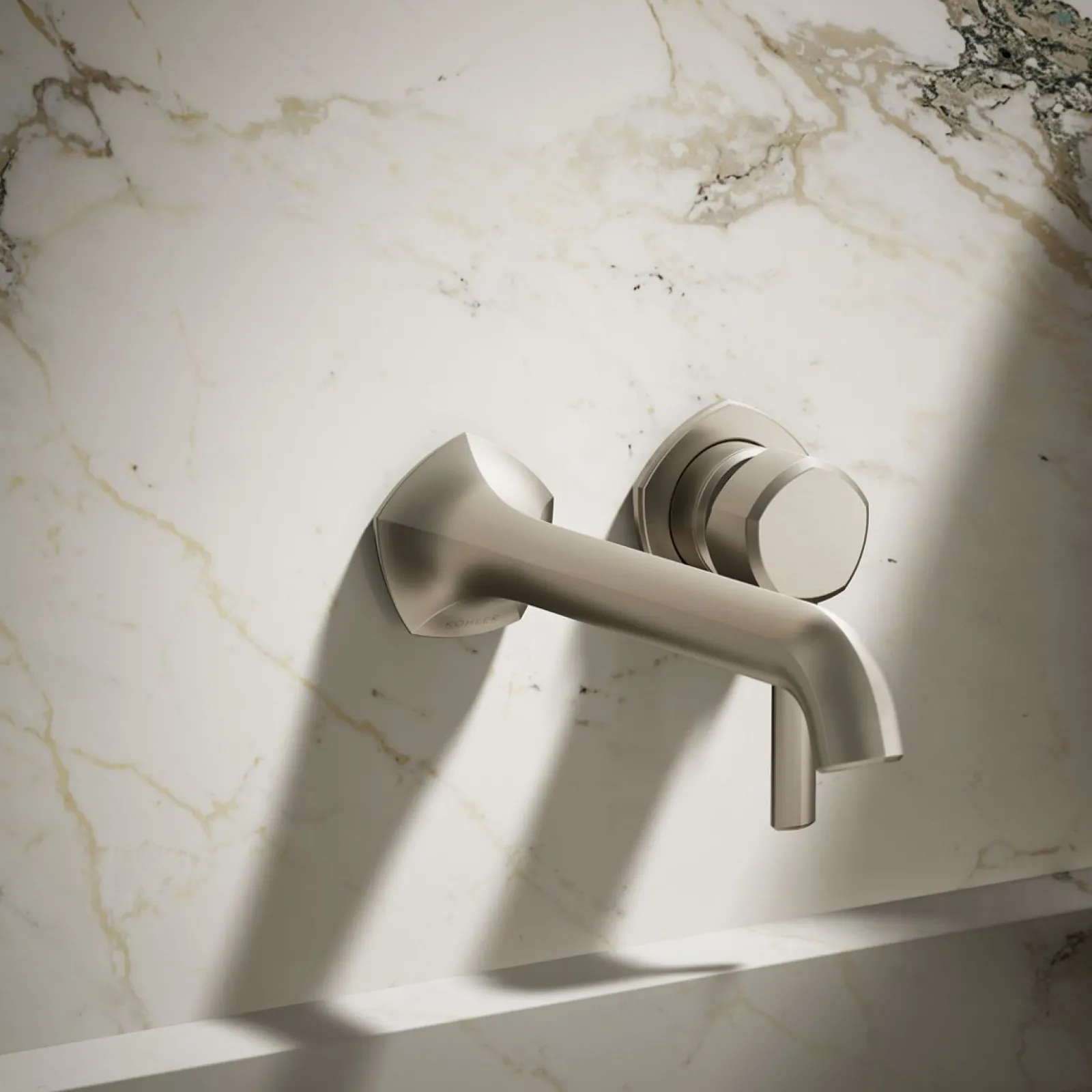 Wall-mount bathroom sink faucet spout with Straight design, 1.2 gpm^Kohler Clearance