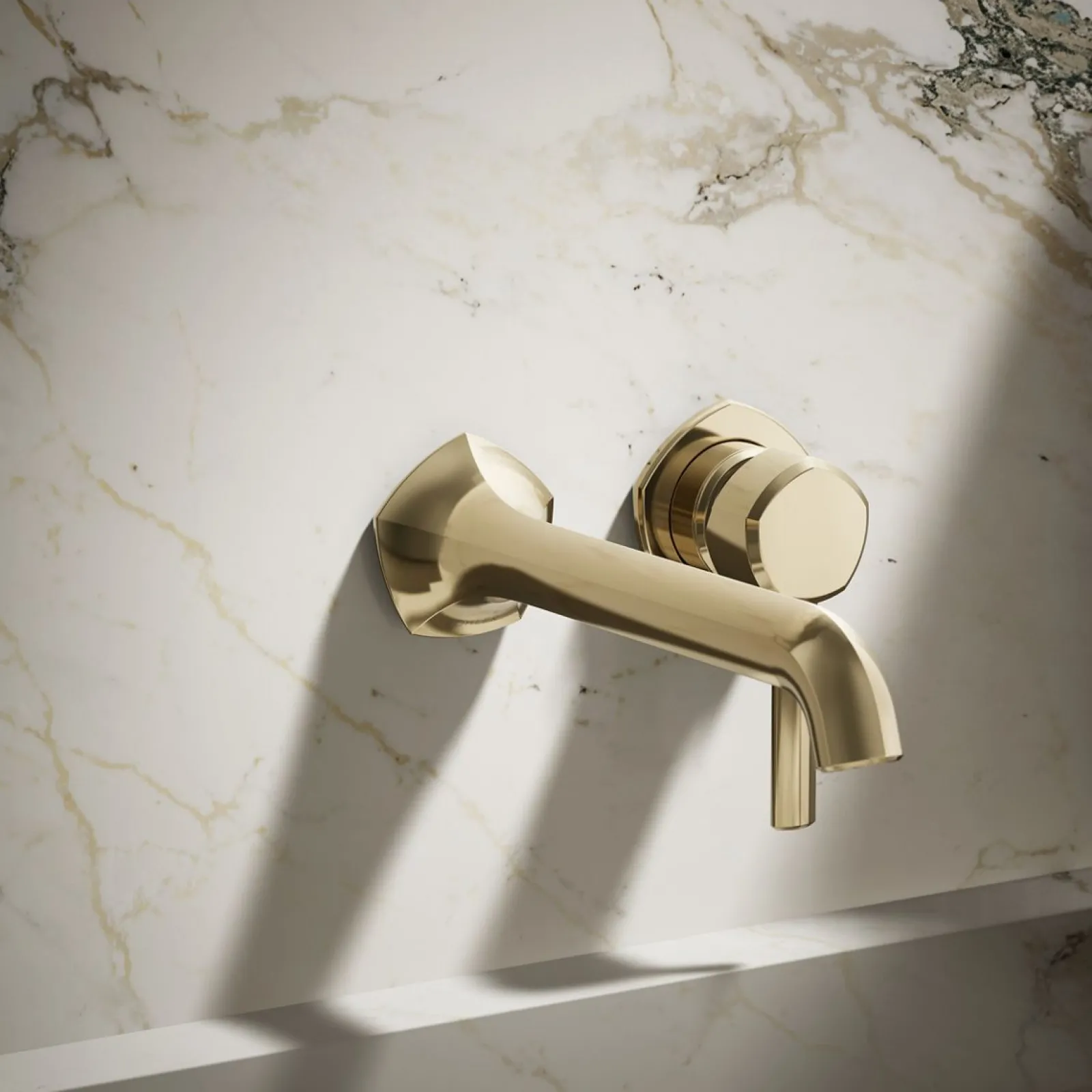 Wall-mount bathroom sink faucet spout with Straight design, 1.2 gpm^Kohler Clearance
