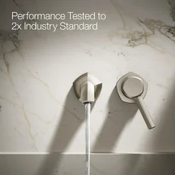 Wall-mount bathroom sink faucet spout with Straight design, 1.2 gpm^Kohler Clearance