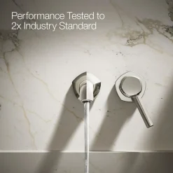 Wall-mount bathroom sink faucet spout with Straight design, 1.2 gpm^Kohler Clearance