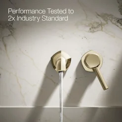 Wall-mount bathroom sink faucet spout with Straight design, 1.2 gpm^Kohler Clearance