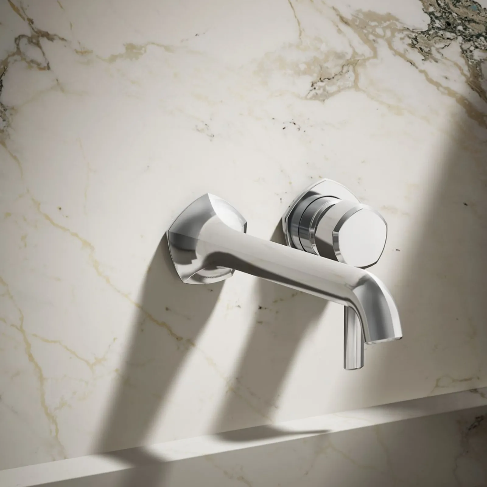 Wall-mount bathroom sink faucet spout with Straight design, 1.2 gpm^Kohler Clearance