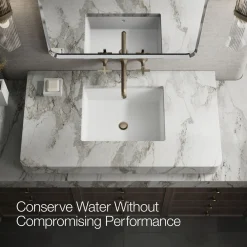 Wall-mount bathroom sink faucet Cross handle trim, 1.2 gpm^Kohler Online