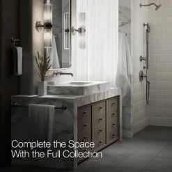 Wall-mount bathroom sink faucet Lever handle trim, 1.2 gpm^Kohler Hot