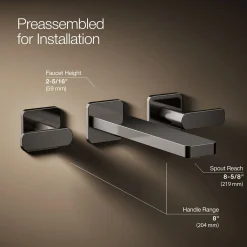 Wall-mount bathroom sink faucet trim, 1.2 gpm^Kohler Clearance