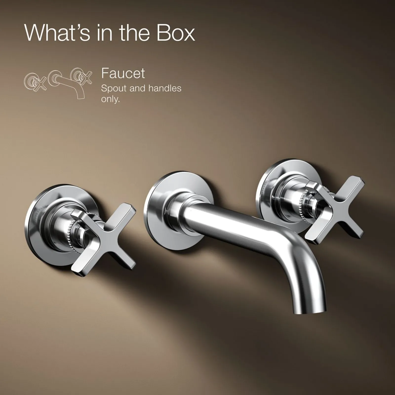 Wall-mount bathroom sink faucet trim, 1.2 gpm^Kohler Clearance