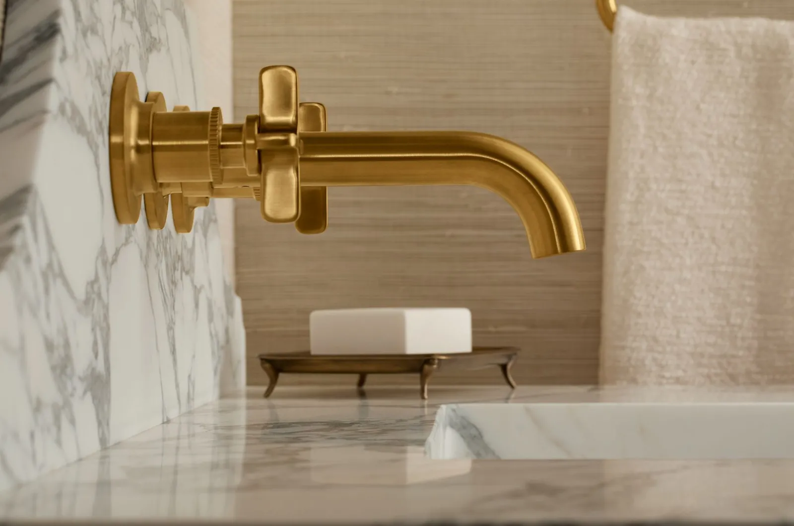 Wall-mount bathroom sink faucet trim, 1.2 gpm^Kohler Clearance