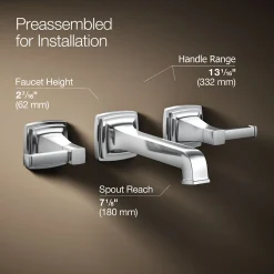 Wall-mount bathroom sink faucet trim, 1.2 gpm^Kohler Sale