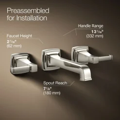 Wall-mount bathroom sink faucet trim, 1.2 gpm^Kohler Sale